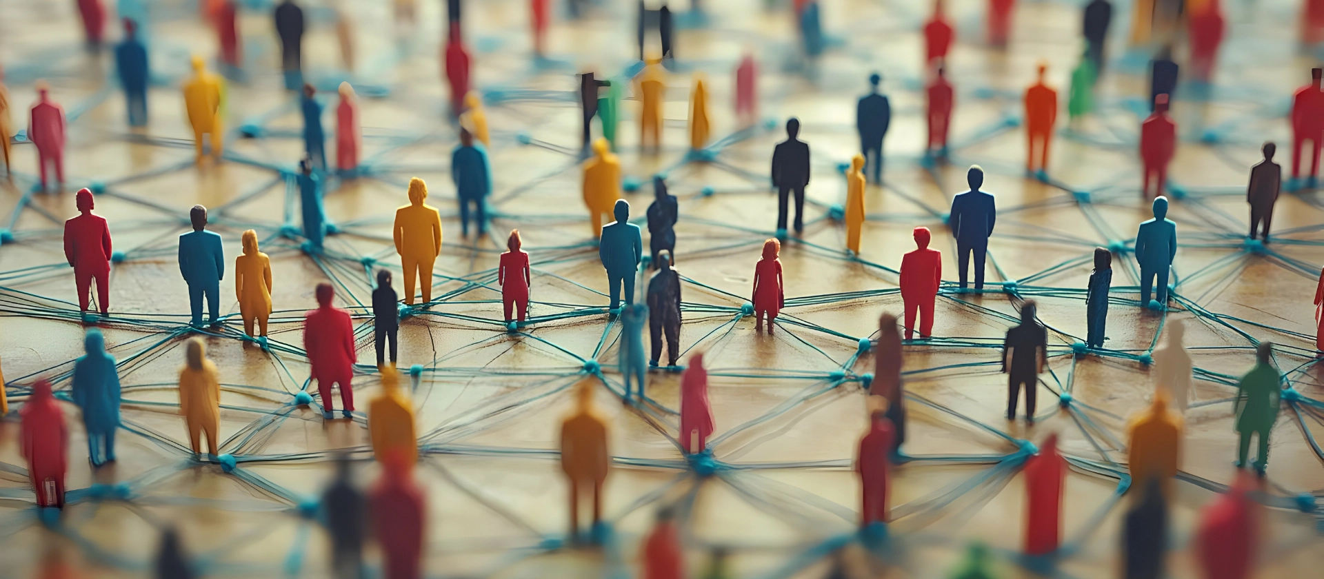 Menschen Faden Connection