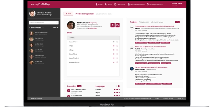 msgProfileMap Mockup