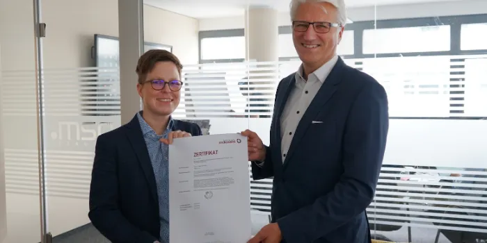 Ausgezeichnetes digitales Ethik-Know-how bei msg Plaut: Dr. Svenja Schröder VbE-zertifiziert 