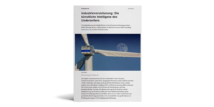 Industrieversicherung: Die künstliche Intelligenz des Underwriters