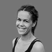 Hanna Disch Porträt - schwarz weiß 