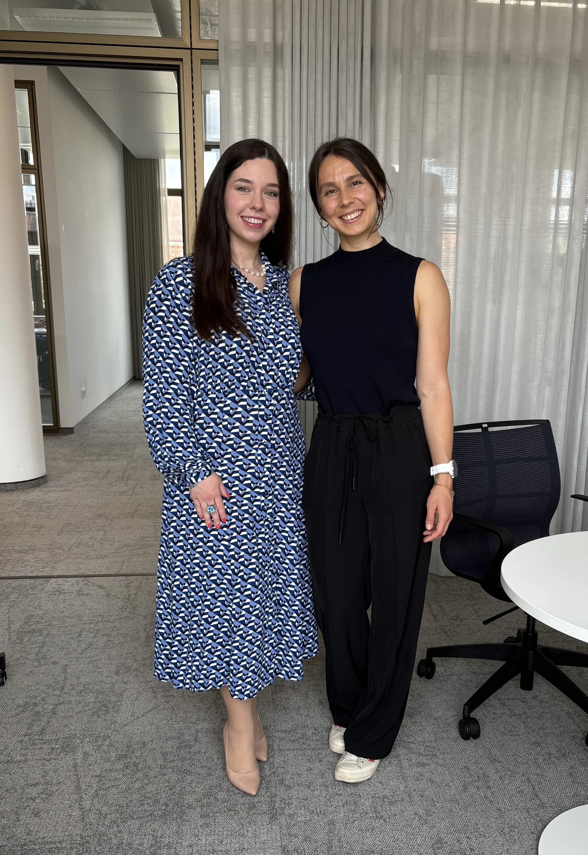 links: Kateryna Heseleva, rechts: Leonie Neumann