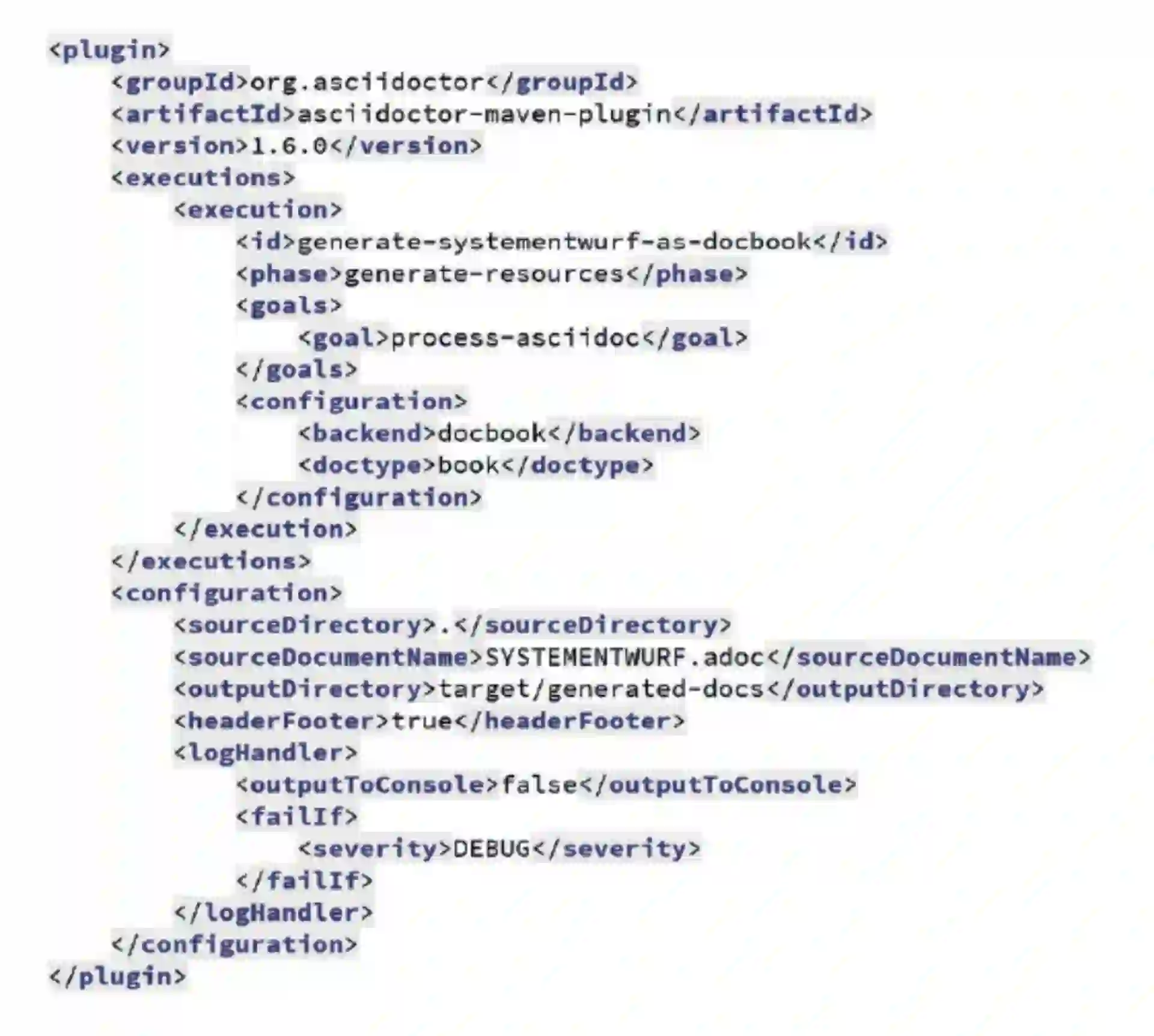  Hochwertige Entwicklungsdokumentation automatisch mit ASCIIDOC Abbildung 2