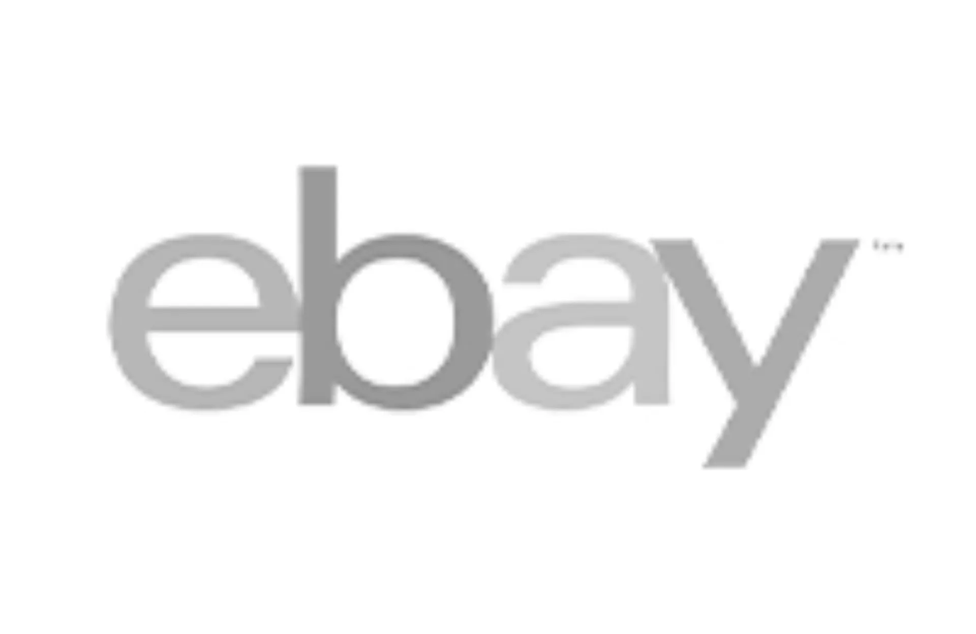 Logo ebay in grau