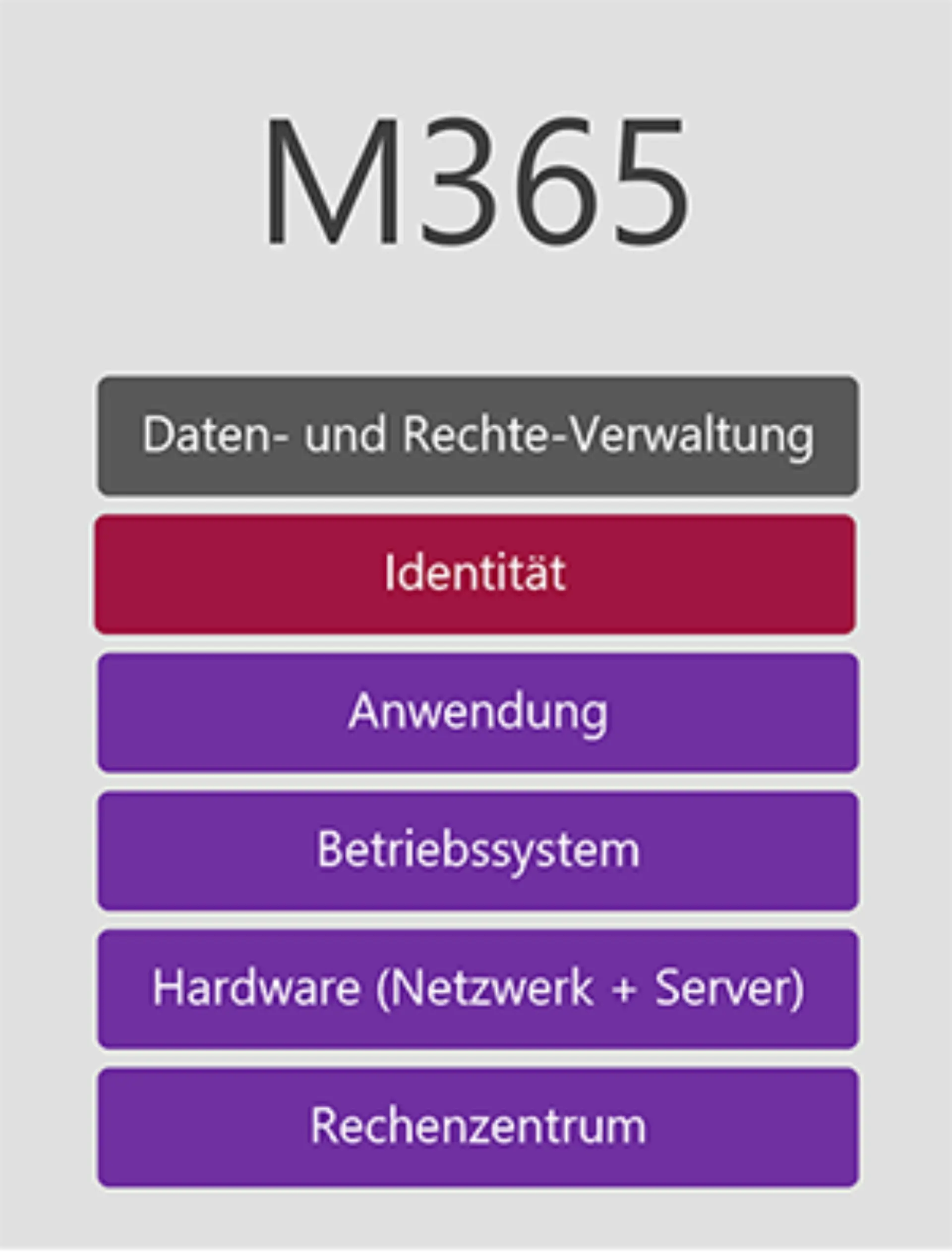Visualisierung der Vorteile von M365