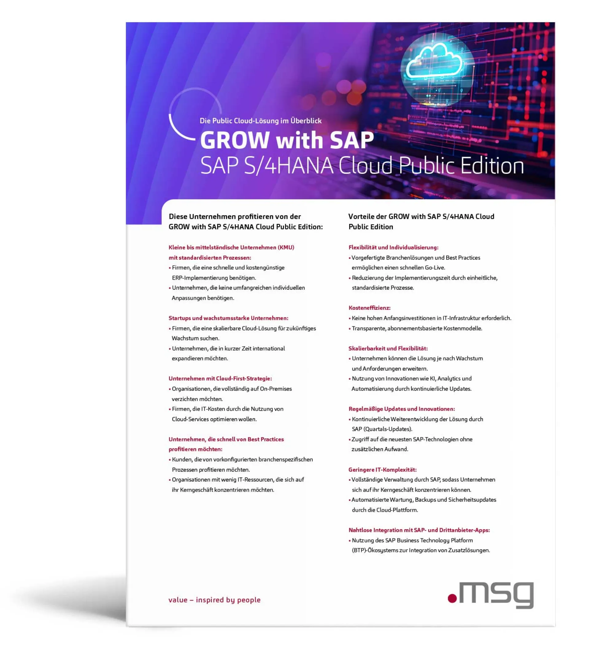 RISE with SAP Public Cloud GROW Thumbnail Flyer DE
