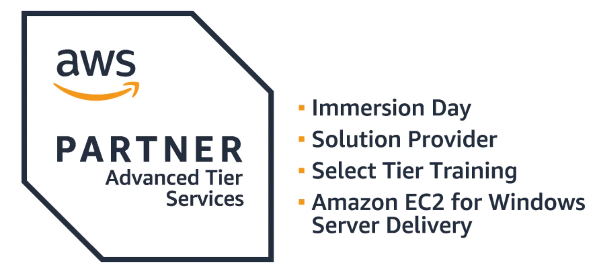 Badges aws partner advanced tier services