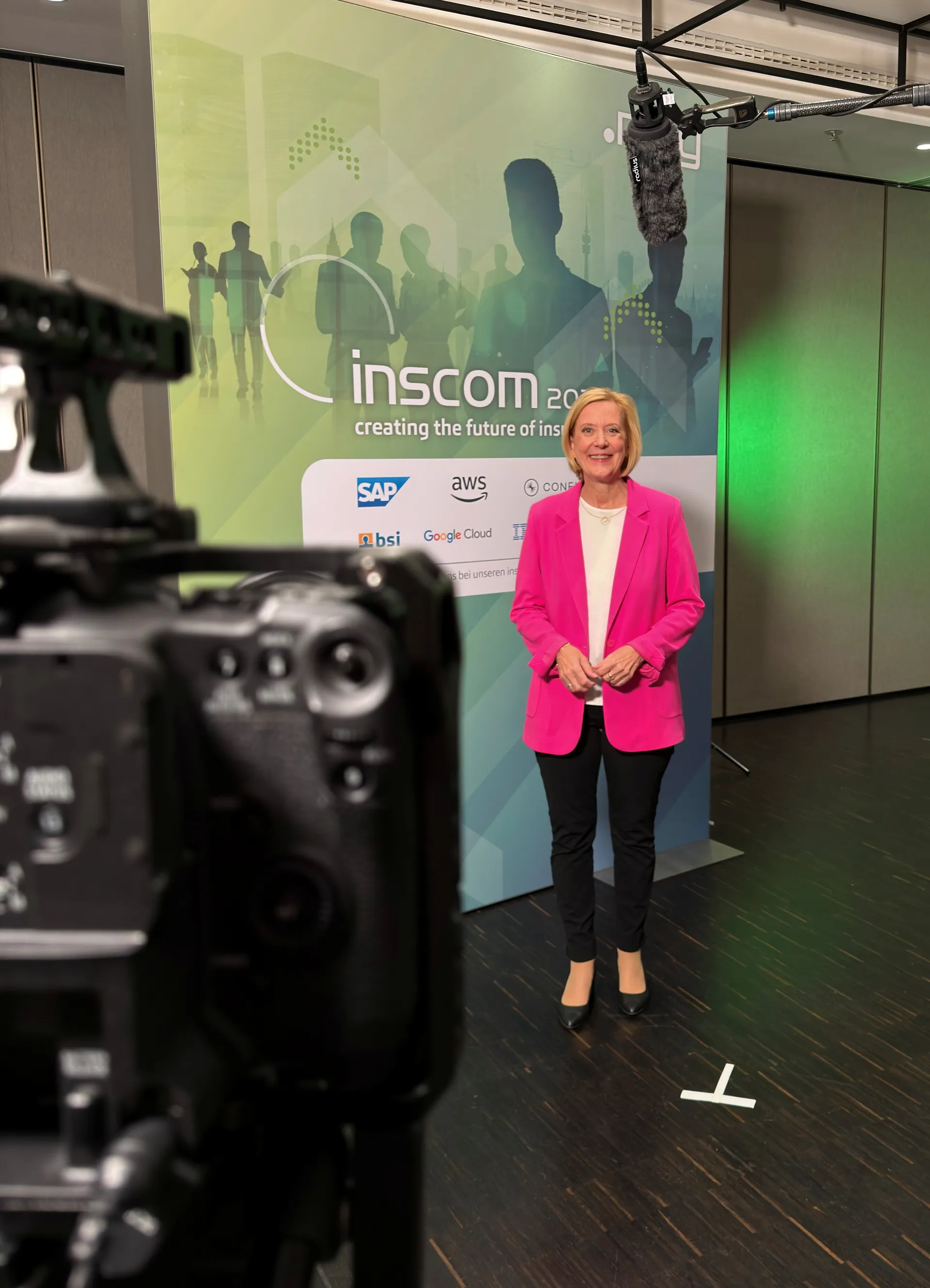 Dr Andrea van Aubel bei der inscom 2025