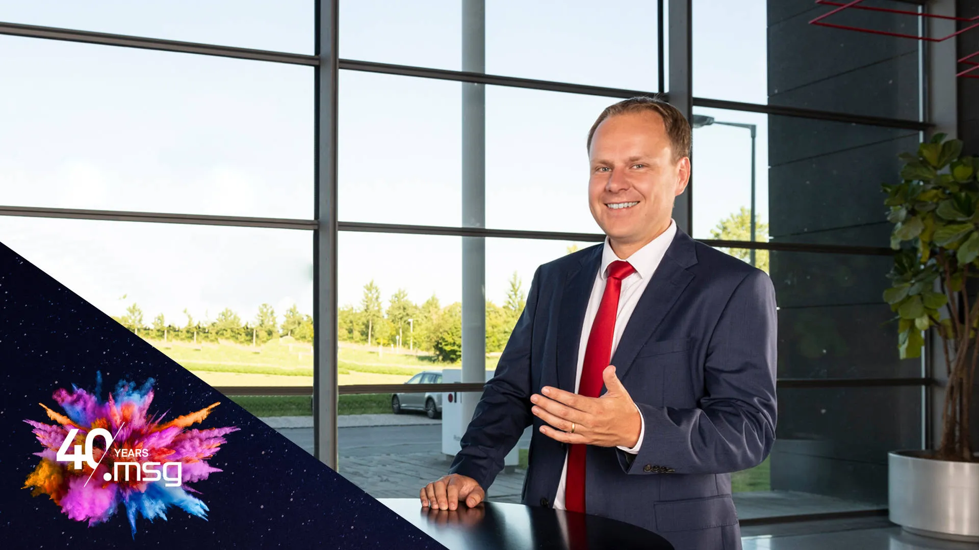 Juergen Zehetmaier beim msg Jubilaeumsinterview