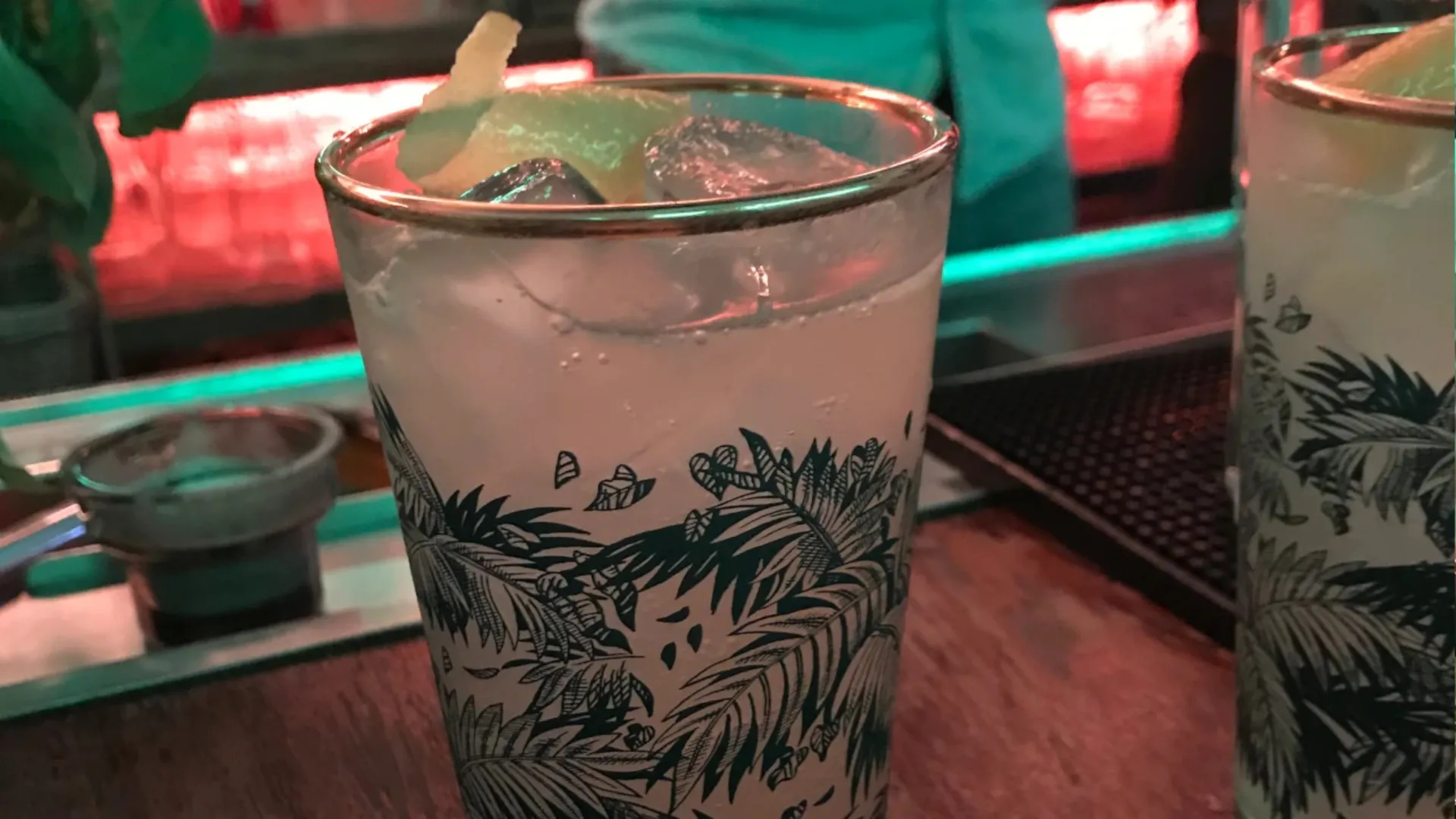 Detailaufnahme eines Cocktails beim Alumni Cocktail-Event