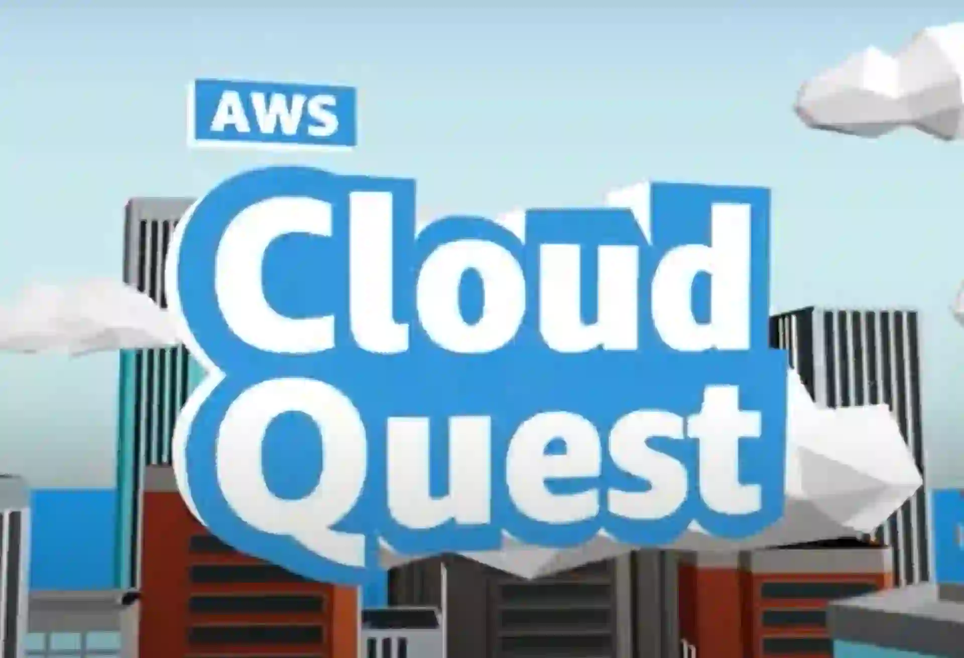 Schriftzug der AWS Cloud Quest