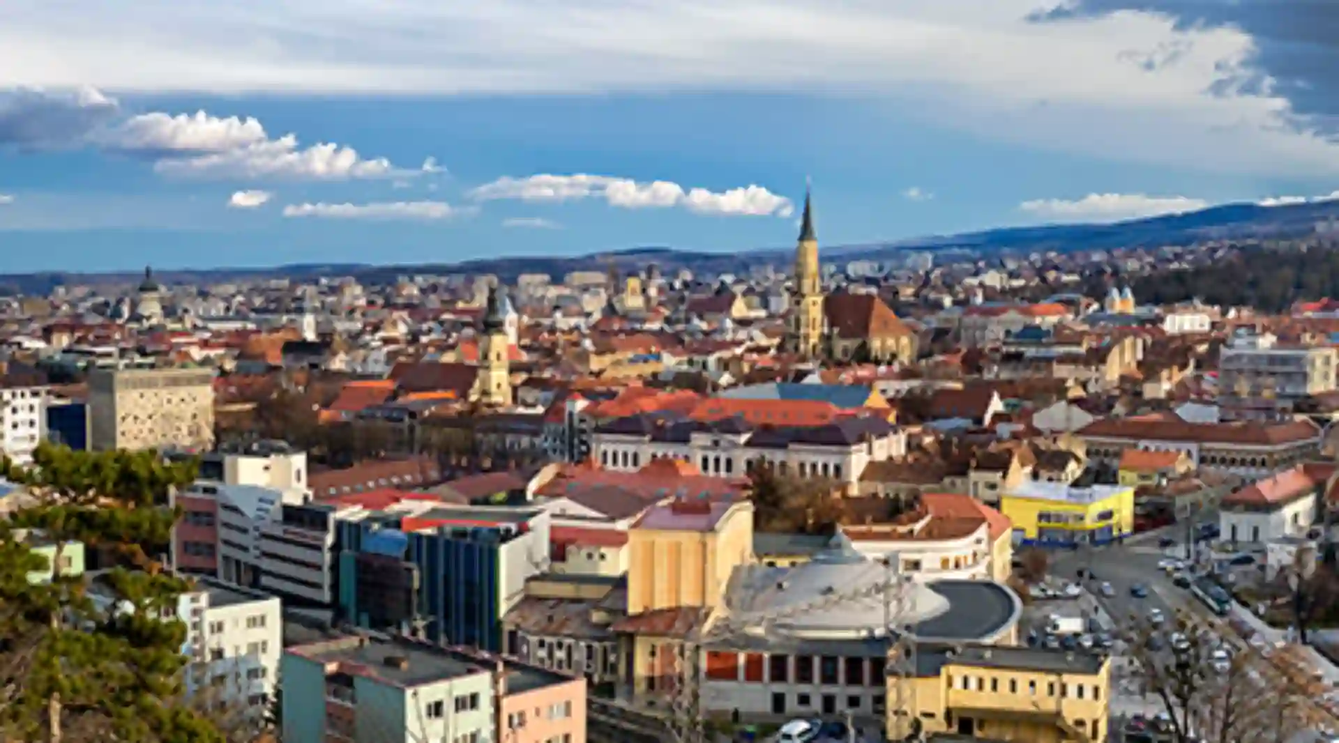 Blick auf die Stadt Cluj, Rumänien